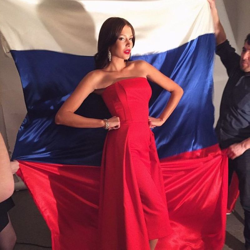 Платья флаг россии